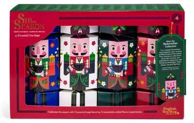 Produktbild von ETS - Teegeschenk "Nussknacker Kollektion", BIO, 12 Pyramidenbeutel