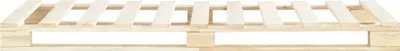Produktbild von "Winter Sale" Klassische Betten - Braun Palettenbett Massivholz Kiefer 100×200cm DE8708501