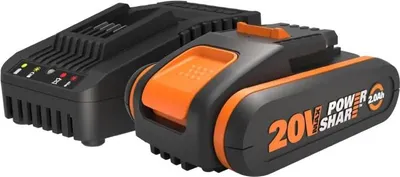 Obrázek produktu pro akumulátor 2,0 Ah 20 V s nabíječkou Worx Power Share WA3601