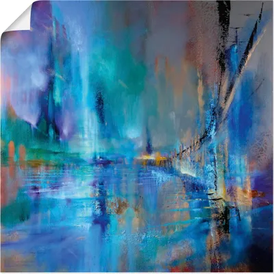 Produktbild von ARTland Poster Die Brücke Größe: 70x70 cm
