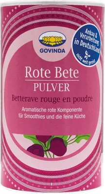 Image de Govinda, poudre de betteraves rouges biologiques (6 x 200 g)