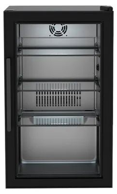 Produktbild von Cozze® Kühlschrank Elements 63 l, für Außenküche, 45 x 43 x 74 cm, Metall / Glas, schwarz