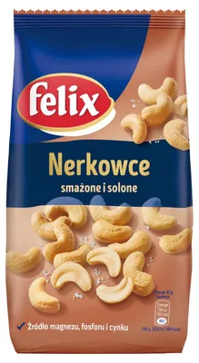 Produktbild von Felix Geröstete und gesalzene Cashewkerne 180 g