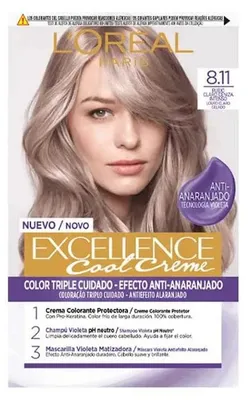 Obrázek produktu pro L'oreal Professionnel Excellence Cool Creme 8.11 Light Ash Blonde 192ml