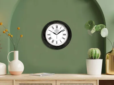 Produktbild von Opviq, 121012 - Gsyh10Syh, Dekorative Wanduhr, Gold, 100 % KUNSTSTOFF, 30 x 30 cm