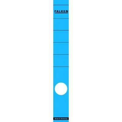 Produktbild von Falken Rückenschild, lang/schmal, 290 x 36 mm, blau, 10 Stück