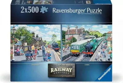 Obrázek produktu pro Ravensburger - Puzzle 2x500 Ddictv eleznic