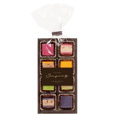 Produktbild von Farbefrohen Premium Mischung mit zartweichem Nougat, 80g (MHD: 28.01.2025)