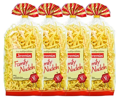 Image de Jeremias Schwäbische Spätzle IGP Family Nudeln 500g paquet de 4
