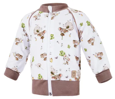 Produktbild von Gefütterte Sweatjacke Outlast® - Mäuschen/Nuss, 62