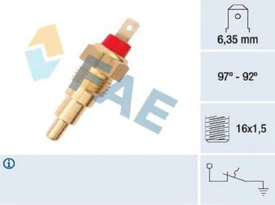 Obrázok produktu pre Teplotný spínač FAE, chladiaci ventilátor