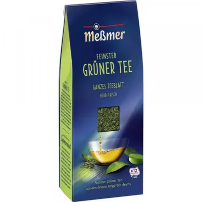 Obrázok produktu pre Zelený čaj Meßmer Finest koláčový a osviežujúci 150g balenie 2