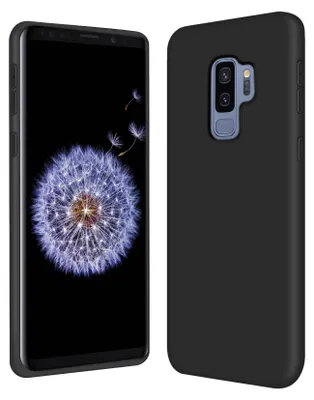 Image de Housse Samsung Galaxy S9+ Housse de protection en gel de silicone Housse pour téléphone portable, noir