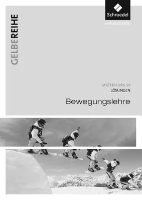Produktbild von Bewegungslehre.Lösungen.