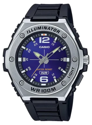 Image de Casio Montre analogique MWA-100H-2AVEF noir bleu
