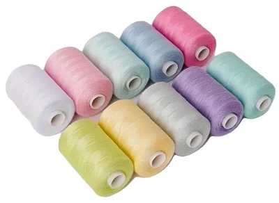 Immagine prodotto di Filo per cucito a mano, assortimento multicolore, lunghezza di 1000 yard