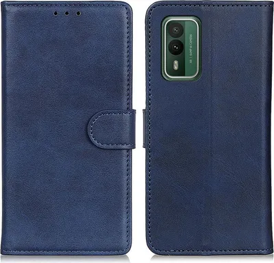 Produktbild von Nokia XR21 Hülle - Coverup Luxus Klapphülle - Blau
