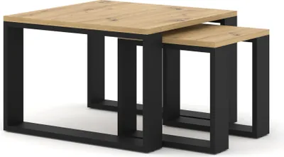 Immagine prodotto di Tavolino NUKA DUO, dimensioni 60x60x47 cm