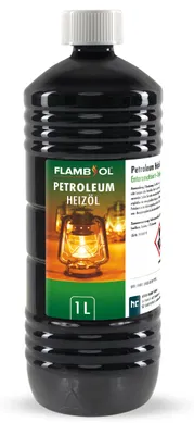 Produktbild von 1 L FLAMBIOL® Petroleum Heizöl in Flaschen