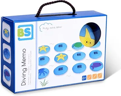 Produktbild von BS Toys Unterwasser Memo Spiel - 12-teilig - Neopren - 9, 5 cm - ab 6 Jahren