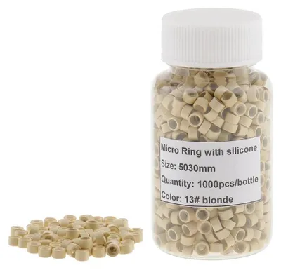 Zdjęcie produktu dla Mikrokulki, silikonowe, 1000 sztuk, blond