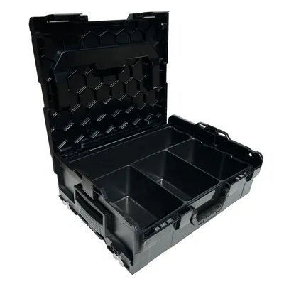 Produktbild von L-BOXX 136 Schwarz + Einsatz 4 Mulden