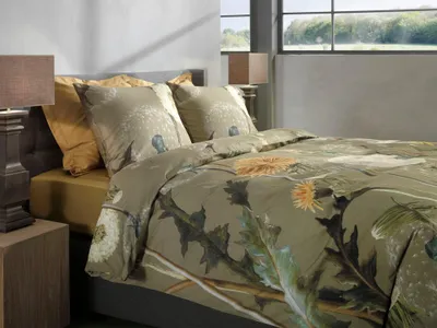 Produktbild von Heckettlane Green Bettbezug Zelena - 155x220 cm + 1 Kissenbezug - Hergestellt aus 100% Baumwoll-Satin