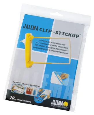 Zdjęcie produktu dla Mechanizm segregujący JalemaClip-Stickup żółty/biały PU=10 szt