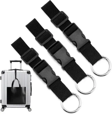 Produktbild von 3 Gepäckträger, verstellbarer Koffer (schwarz)