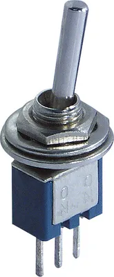 Produktbild von Micro-Kippschalter McPower, 250V/1A, 3-polig, 2 Stellungen: EIN / EIN