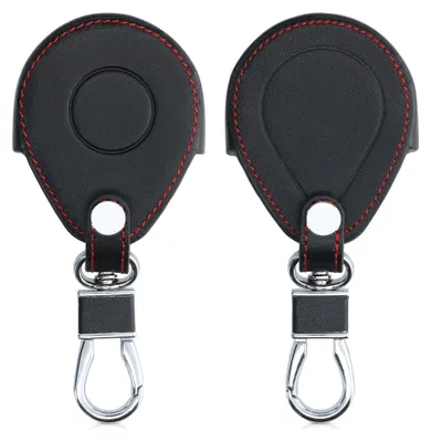 Immagine prodotto di kwmobile: custodia per chiavi da moto Harley Davidson - Custodia per chiavi dell'auto - Custodia per chiavi in Pelle finta, disponibile in rosso e nero