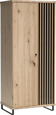 Produktbild von Marmex Möbel Drehtürenschrank CALI 01 N Kleiderschrank mit Kleiderstange und Lamellen
