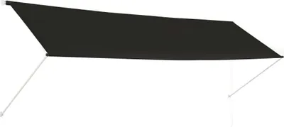 Image de vidaXL Store rétractable 400×150 cm Anthracite