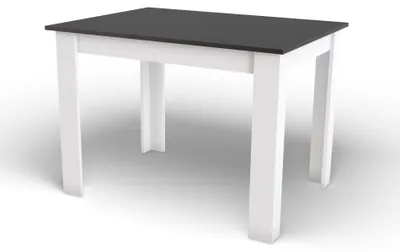 Produktbild von NP Tisch 120x80 Schwarz + Weiß