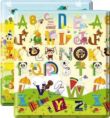 Zdjęcie produktu dla Mata do raczkowania i zabawy Wunschkind® 140x140cm Happy Birthday, Happy animals