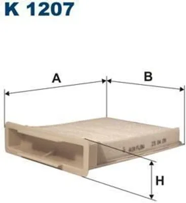 Zdjęcie produktu dla Filtr kabiny FILTRON K 1207