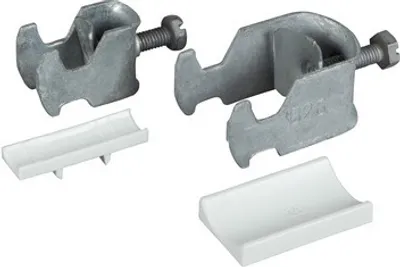 Produktbild von Bügelschelle inkl. Gegenwanne, für -- Kabel-Ø 16..22 mm