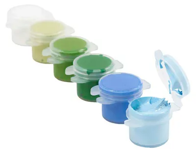 Image de Plus Color Acrylic Paint Blue and Green Harmony - 6x5ml.