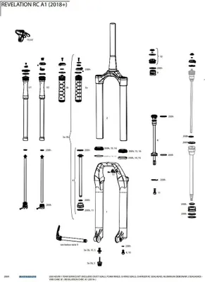 Immagine prodotto di Rockshox Yari/revelation Debonair 2 Charger Rc Kit Nero Taglia unica