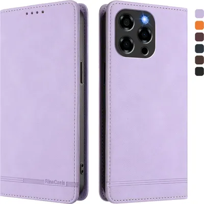 Image de Etui pour Doogee Note 58 / Note 58 Pro, étui rétro en cuirPolyuréthaneavec support et fentes pour cartes Violet