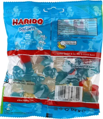 Produktbild von HARIBO die SCHLÜMPFE Fruchtgummi 175,0 g