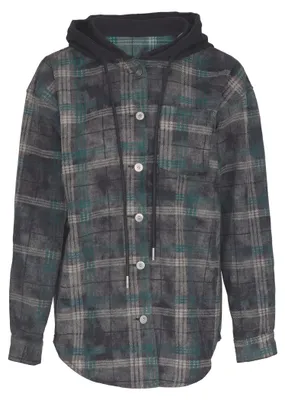 Produktbild von Damen Jacke aus 100% Baumwolle, Grau, Größe S