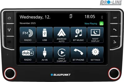 Produktbild von Blaupunkt Wolfsburg 648 DAB 2DIN CarPlay AndroidAuto