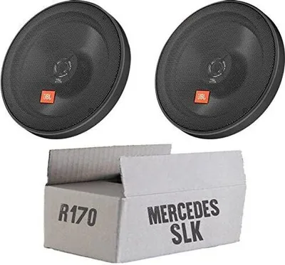 Produktbild von JBL STAGE2 624 | 2-Wege | 16,5cm Koax Lautsprecher - Einbauset passend für Mercedes SLK R170 Front - justSOUND