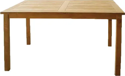 A wooden table on a white background.