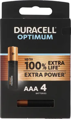 Produktbild von Duracell 5000394137516, Einwegbatterie, AAA, 4 Stück(e), Mehrfarbig, 76 mm, 128 mm