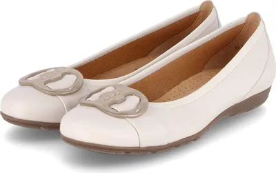 Produktbild von Gabor Damen Ballerinas Beige Glattleder  Größe: 40