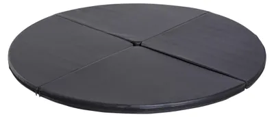 Produktbild von Pole Dance Matte - Herbstmatte für Pole Dance | Farbe: Schwarz | Abmessungen: 150x150x5 cm