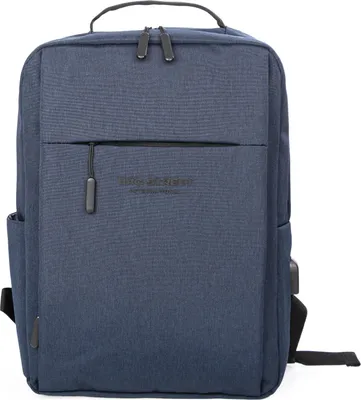 Zdjęcie produktu dla Bag Street Plecak Na Laptopa 15.6" Cala Do Pracy na studia uczelnię A4 Elegancki Męski Granatowy