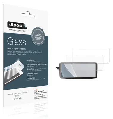 Produktbild von 2x Schutzfolie für Erisin ES47E40L matt - Anti-Shock 9H Folie dipos Glass Kunststoffglas